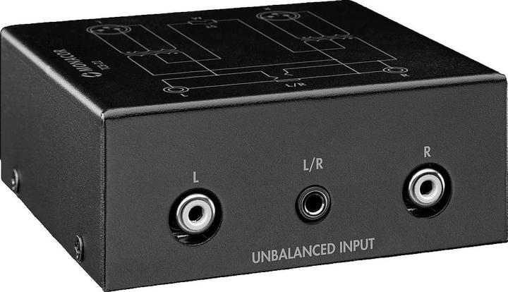 Actual product image Monacor 2-channel audio balancing transformer