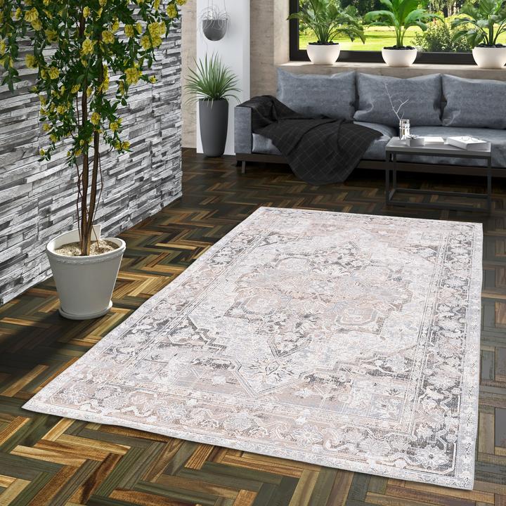 Actual product image Pergamon Vintage Designerteppich Finesse Orient Keshan (80 x 250 cm)