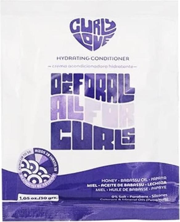 Actual product image Curly Love Hydrating Conditioner 450ml - Moisturizing for Hair Type 2b to 3b - Zero Frizz Locks in M (450 ml)