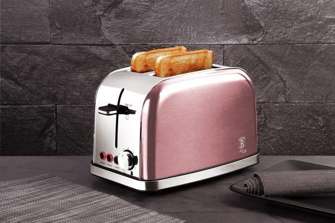 Actual product image BerlingerHaus BH9389 Toaster I-Rose Collection pink
