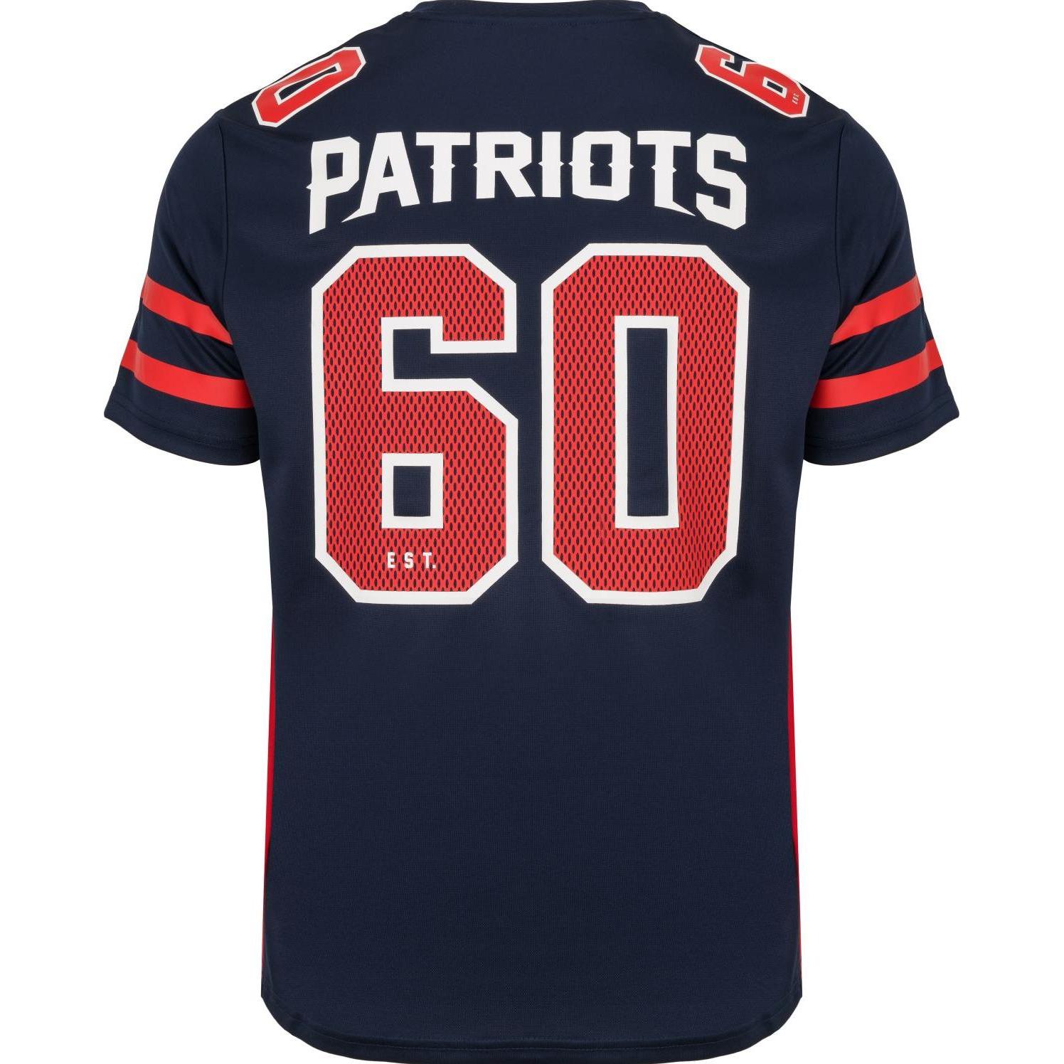 Thumbnail - New Era, Herren, Sportshirt, NFL Football Shirt Jersey - New England Patriots - S (S), Blau, S