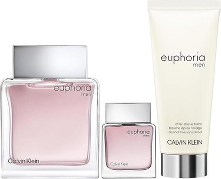 Immagine prodotto Calvin Klein Euphoria for Men Eau de Toilette Set regalo di 3 pezzi per le vacanze (Set di profumi)