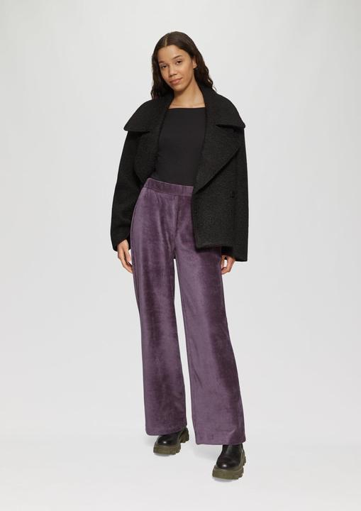 Produktbild S.Oliver Hose Elastische Wide Leg-Hose in Cordoptik (38)