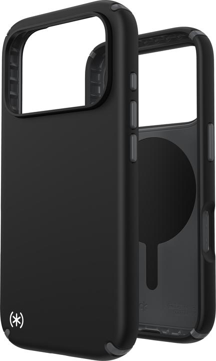 Actual product image speck Presidio2 Pro + MS Apple iPhone 17 Pro Black - with Microban (Apple iPhone 17 Pro)
