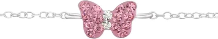 Immagine prodotto Maxte Kinder Silber mit Schmetterling und Kristall (16 cm, Argento)