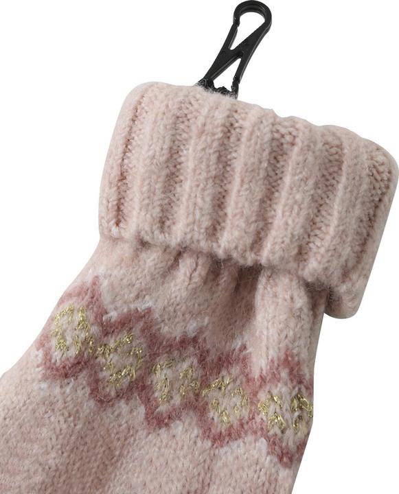 Actual product image Vertbaudet Mädchen Set: Mütze, Rundschal & Handschuhe mit Jacquardmuster und goldenen Details