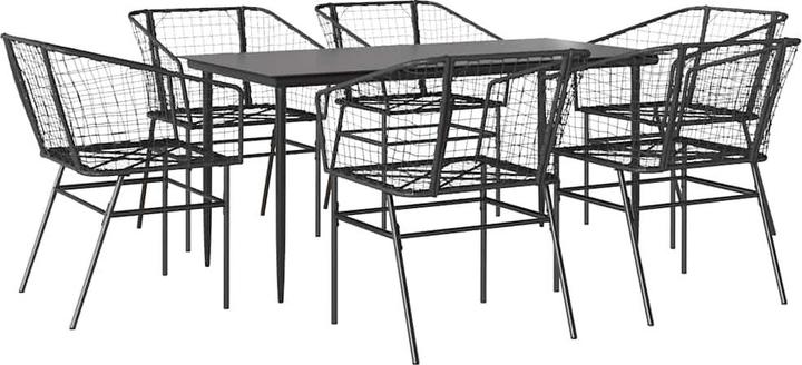 Produktbild vidaXL Garten Essgruppe (160 x 80 x 74 cm)