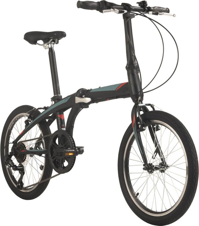 Produktbild KS Cycling Faltrad 20" Yachter schwarz 6 Gänge (30 cm)
