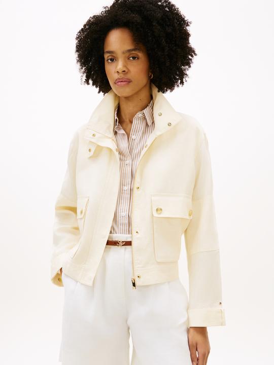 Actual product image Tommy Hilfiger Linen Utility Jacket (L)