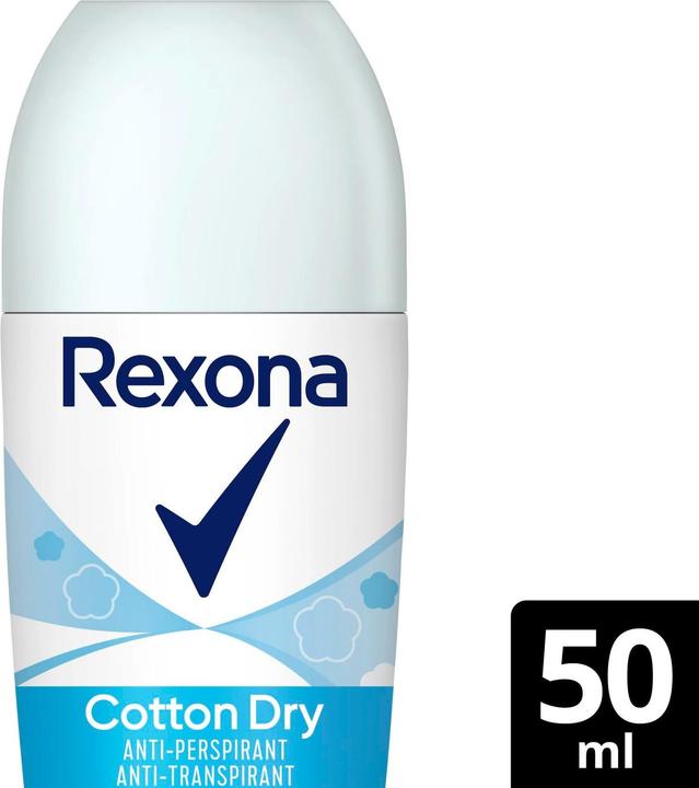 Actual product image Rexona Cotton Dry (Roll-on, 50 ml)