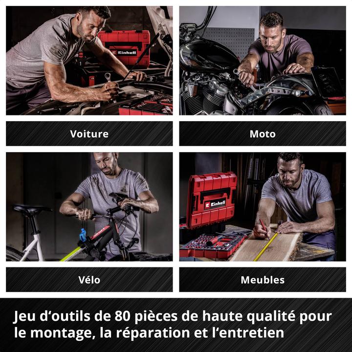 Actual product image Einhell E-Case 370570 (80 pieces)