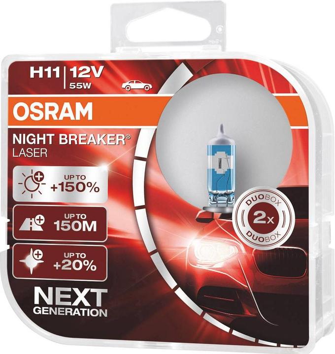 Actual product image Osram Night Breaker Laser Next Generation (H11)