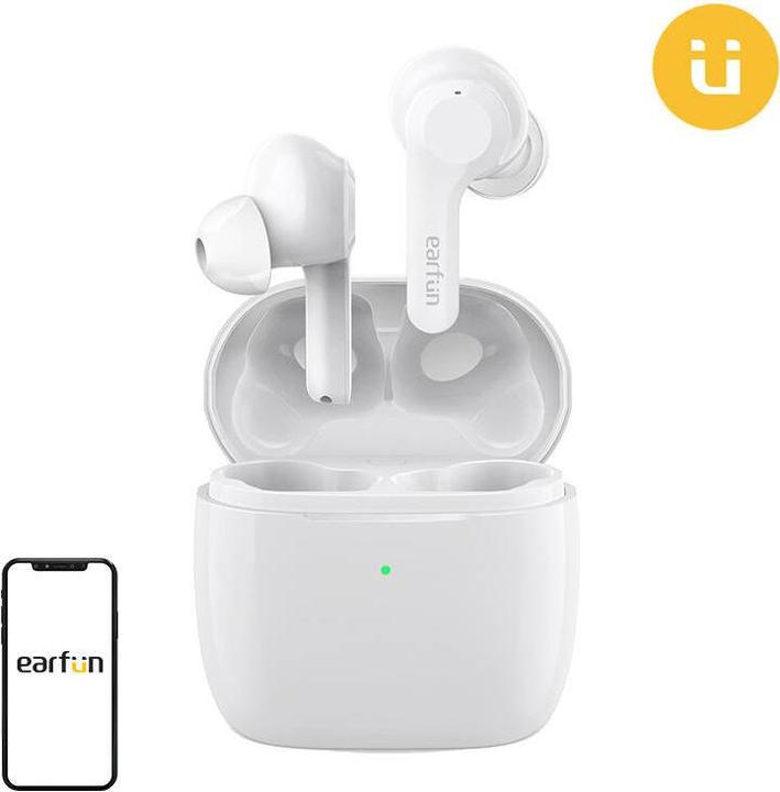 Immagine prodotto EarFun Air TWS Auricolari senza fili (bianco) (ANC, 7 h, Senza fili)