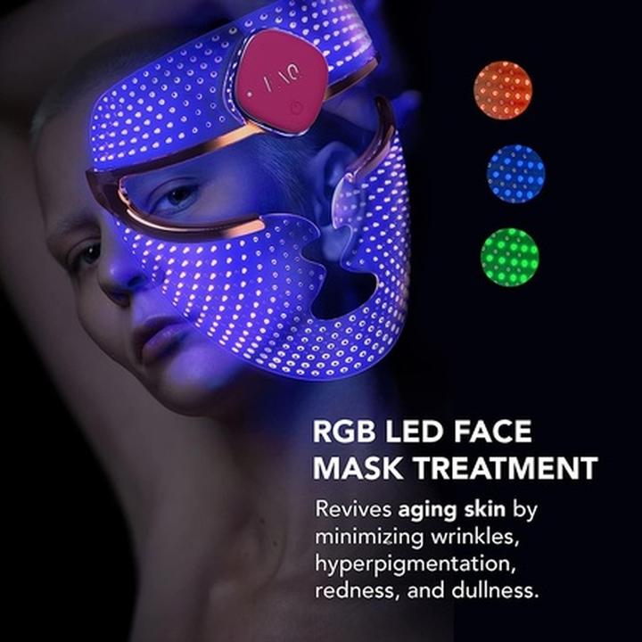 Actual product image FAQ LED face mask 201