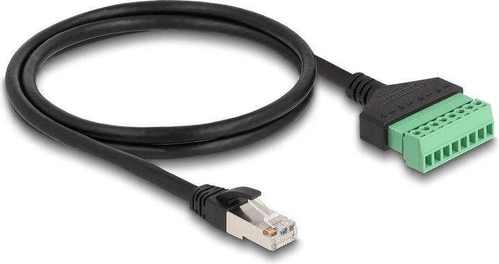 Image du produit Delock Bloc terminal - câble RJ45 1 pièce (U/UTP, UTP, CAT6, 1 m)