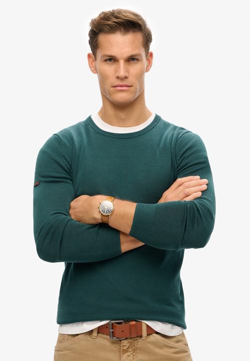 Immagine prodotto Superdry Leichtes Essentials Strick-Sweatshirt mit Rundhalsausschnitt (XL)