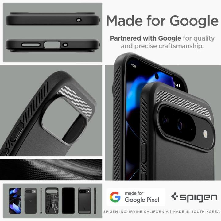 Actual product image Spigen Rugged Armor (Google Pixel 9, Google Pixel 9 Pro)