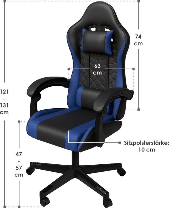 Immagine prodotto Juskys Bürostuhl HyperSeat