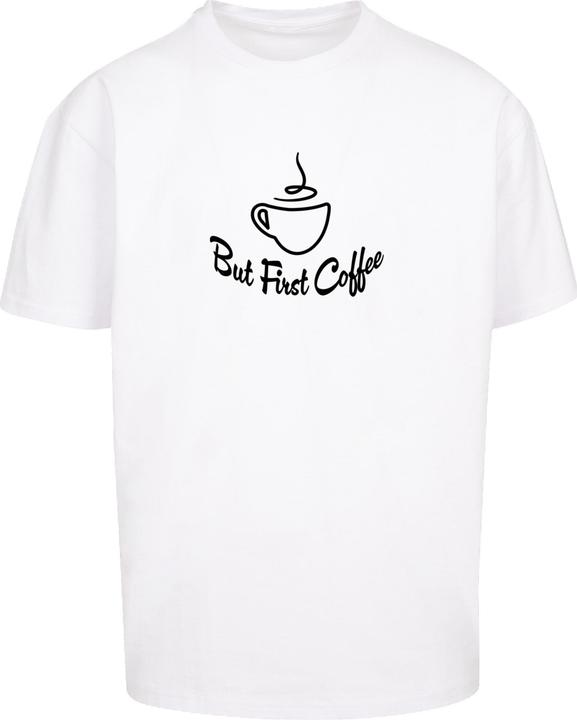 Produktbild Merchcode But First Coffee Heavy Oversized Tee - 117871 (5XL)
