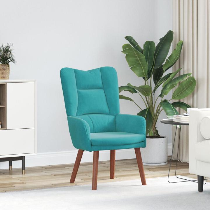Produktbild VidaXL Relaxsessel Türkis Samt
