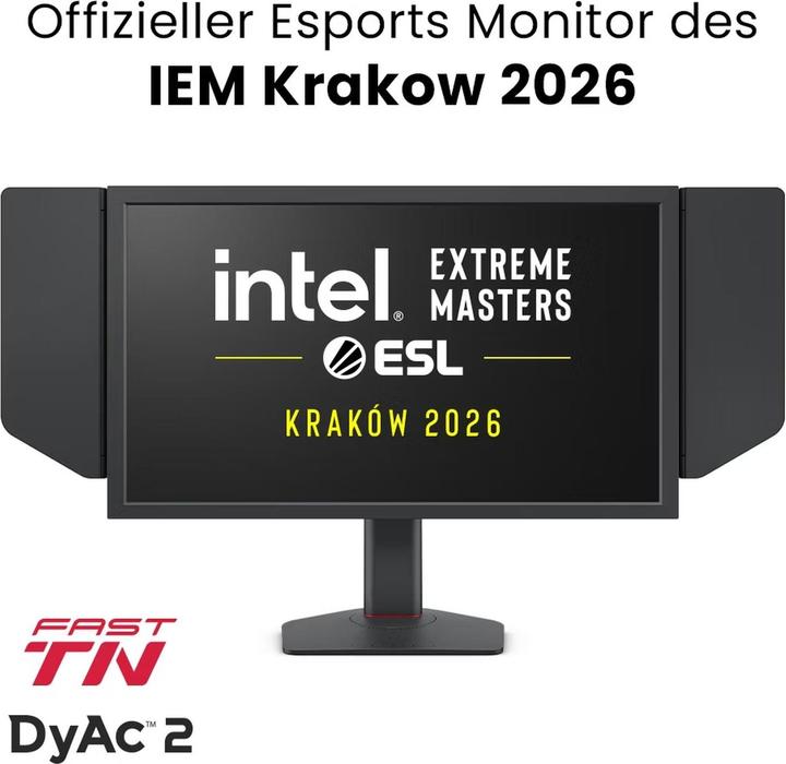 Produktbild BenQ Zowie XL2566X+ (1920 x 1080 Pixel, 24.50")