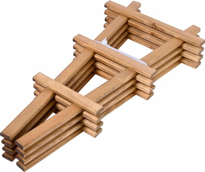 Dobar Blumentopf-Rankhilfe "Sorento" aus Holz, 4er Set, Gr. M (1.40 cm, 19 cm)