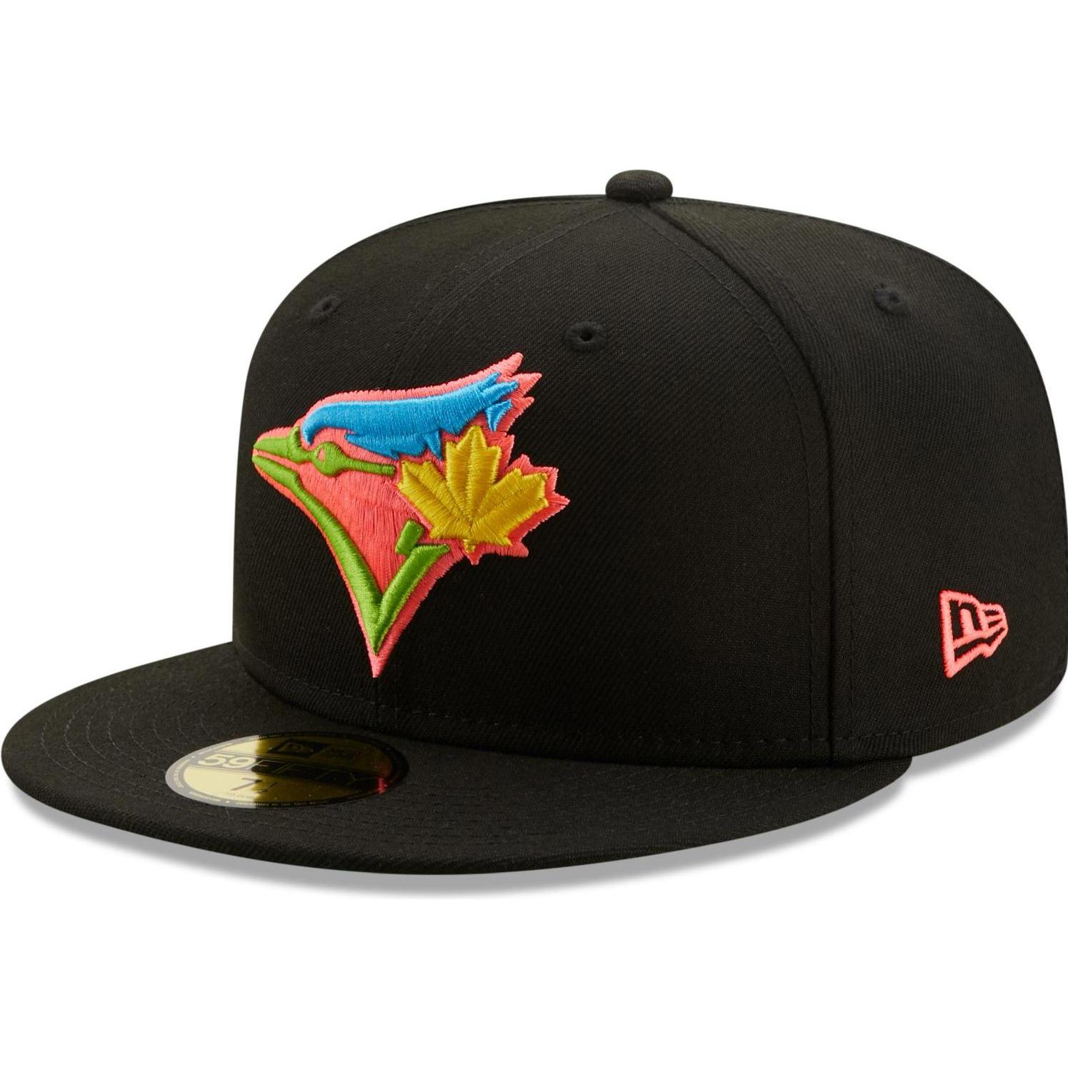 New Era, Herren, Cap, 59Fifty Fitted Cap FANATIC Toronto Blue Jays - 7 5/8, Schwarz, (7 5/8)