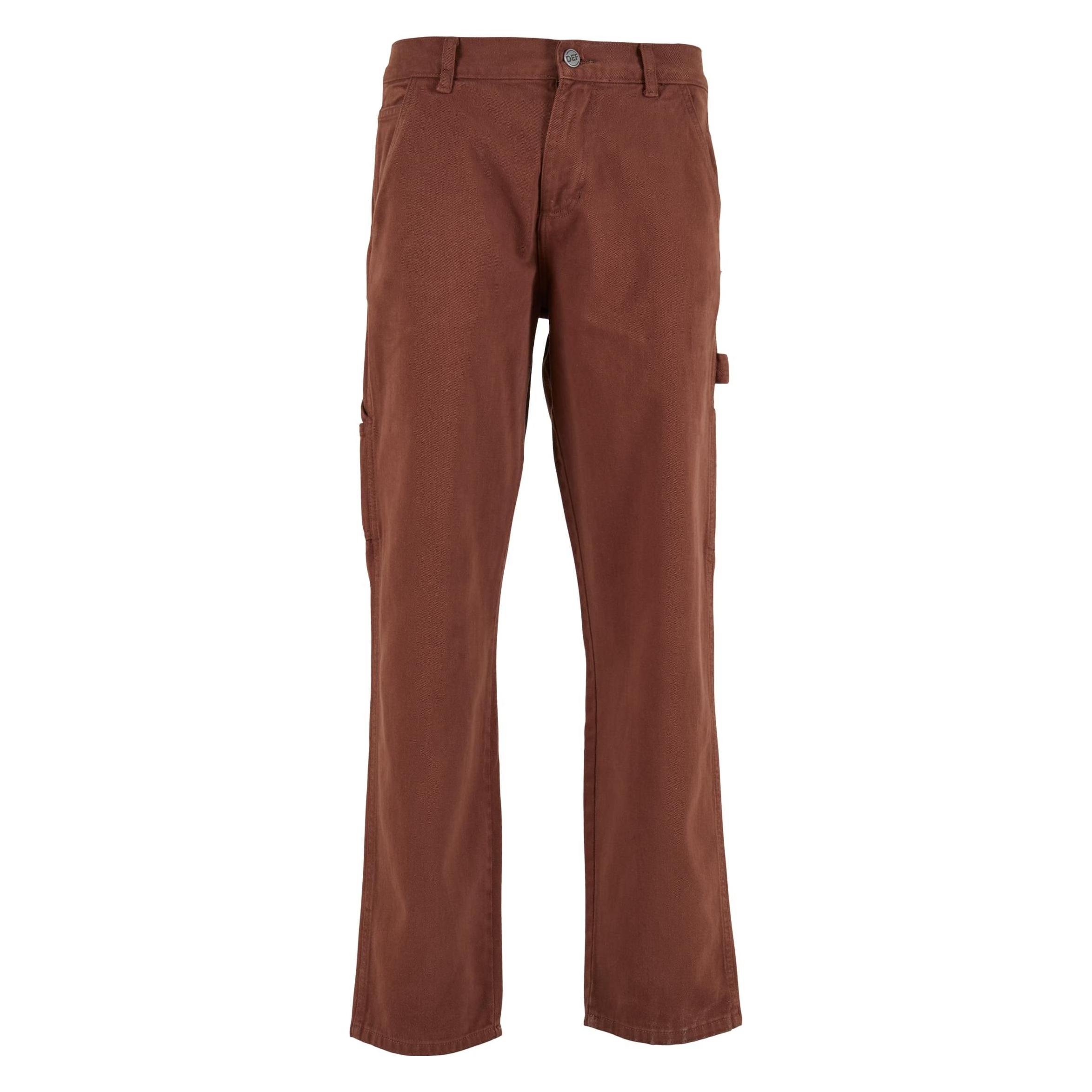 Def, Herren, Jeans, Wood Straight Fit Jeans Brown 30, Braun