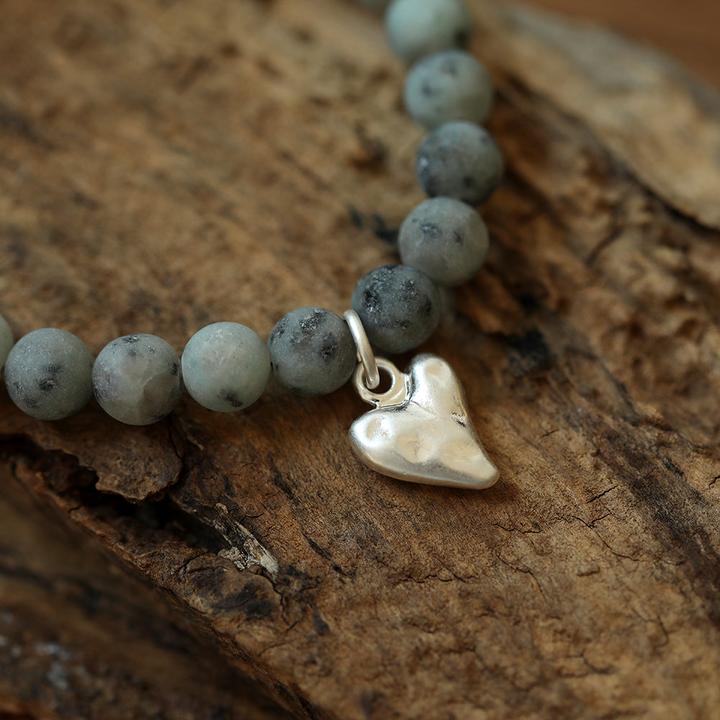 Actual product image Andreani Bracelet with genuine leopard jasper (8 cm)