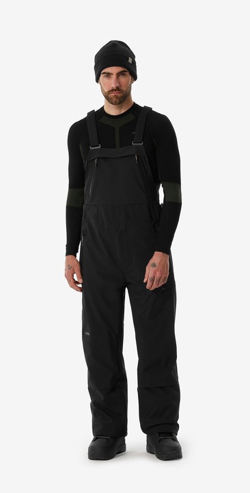 Produktbild Dreamscape Snowboardhose Latzhose Herren wasserdicht - 900 schwarz (M)