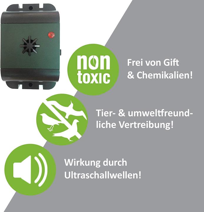 Actual product image Isotronic Bird repellent