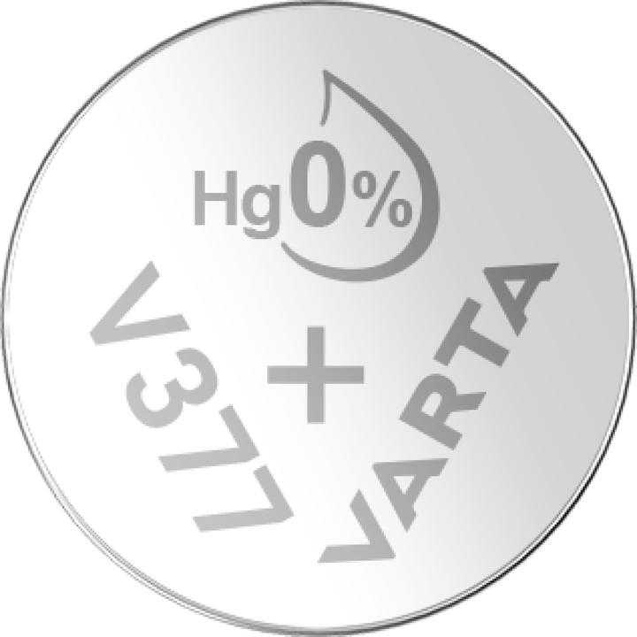 Actual product image Varta Watch V377 (1 pcs., SR66, 21 mAh)