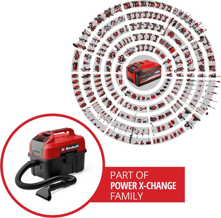 Actual product image Einhell TE-VC 18/10 Li Solo (Wet dry vacuum cleaner)