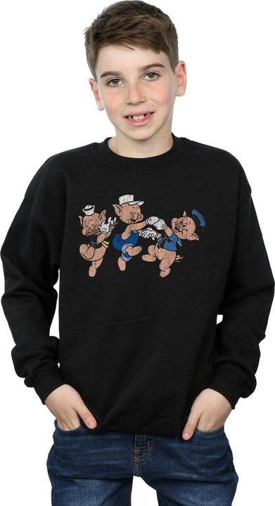 Produktbild Disney Three Little Pigs Having Fun Sweatshirt Jungen (140, 146)