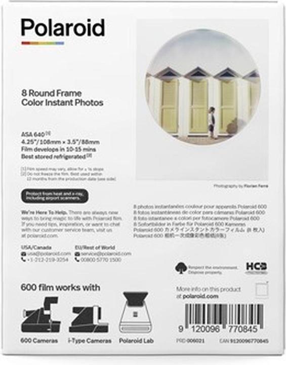 Image du produit Polaroid Couleur Cadre rond