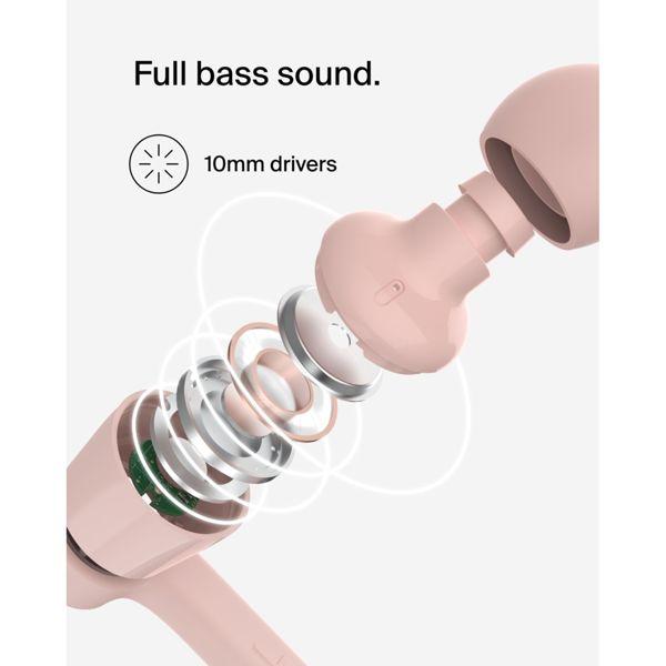 Produktbild Belkin Rockstar In Ear Kopfhörer Kabel, USB-C, rosa G3H0002hqPKV2 (NC, Kabelgebunden)