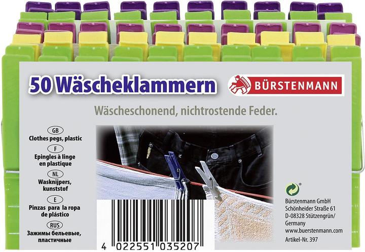 Produktbild Bürstenmann Wäscheklammern