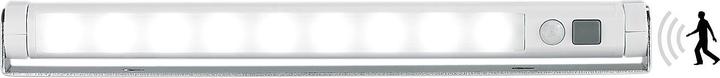 Actual product image Lunartec Swivel light strip, motion detector, 9 SMD LEDs daylight white