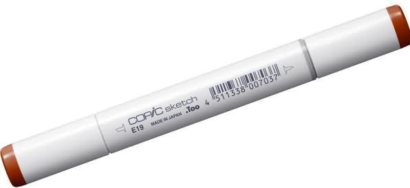 Image du produit Copic Sketch type E - 19 (E19 - Bois rouge, 1 x)