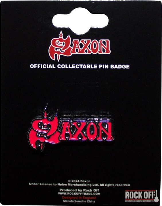 Produktbild Saxon Logo Abzeichen ZinkLegierung