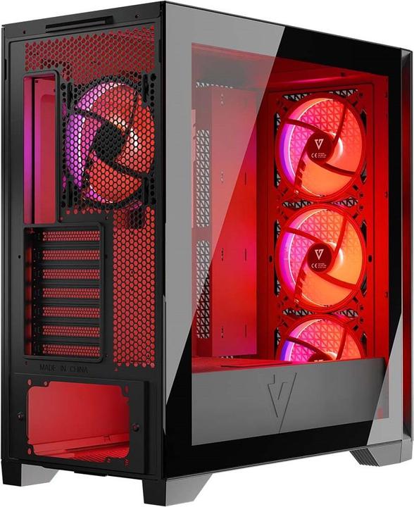 Actual product image Modecom Volcano Expanse T Apex ARGB czarna (mATX, Mini-ITX)