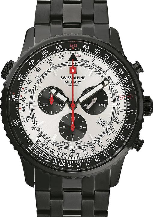 Produktbild Swiss Alpine Military 7078.9172 Chrono Herren 45mm 10ATM (Chronograph, 45 mm)