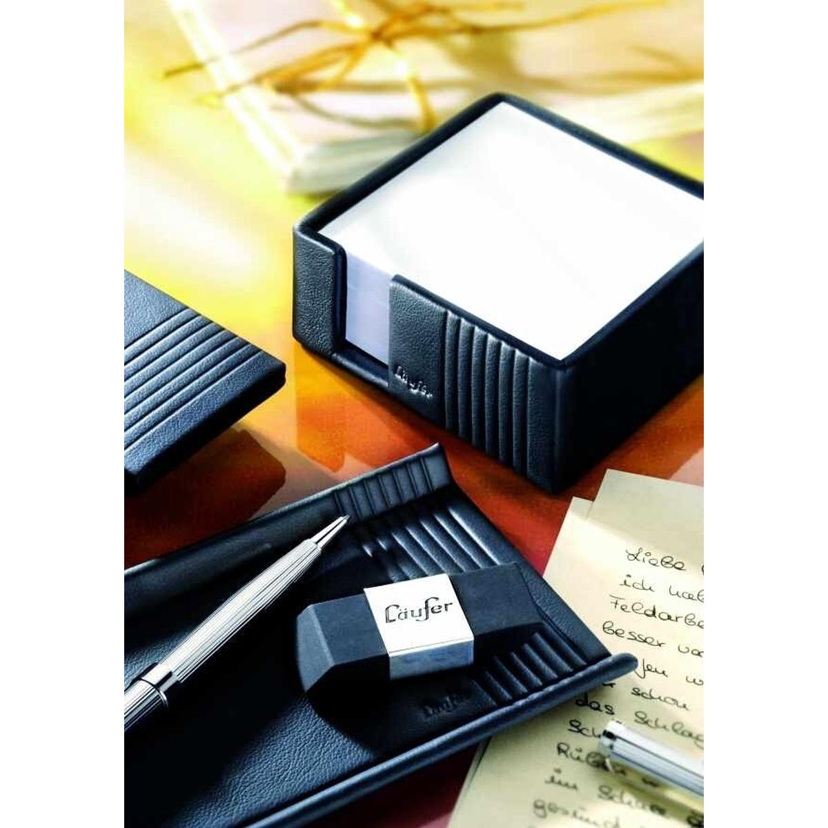 Thumbnail - Läufer, Schreibtisch Accessoire, Wiegelöscher La Linea Leder schwarz