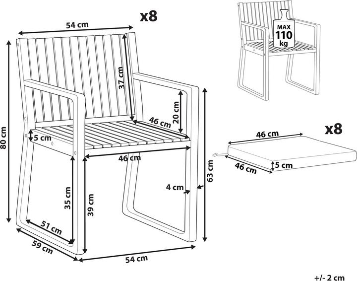Actual product image Beliani Sassari Ii