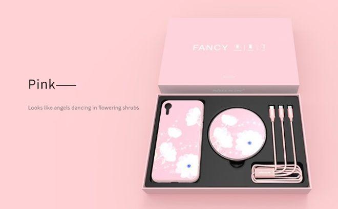 Produktbild Nillkin Fancy 3-in-1 Box, Hardcase, Ladekabel und Qi Ladestation (Apple iPhone XR)