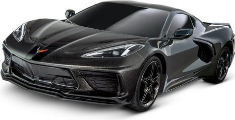 Traxxas 4Tec 3.0 Corvette C8 Elektro Brushed On Road 4WD 1:10 RTR schwarz (RTR Ready-to-Run)