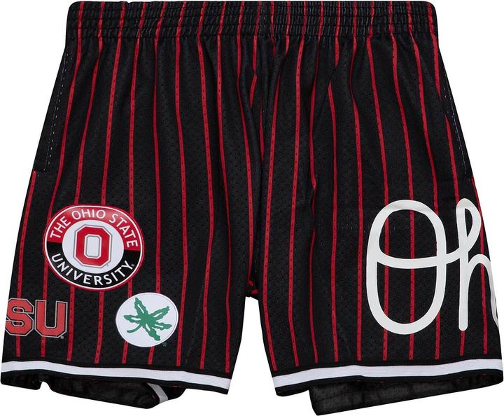 Actual product image Mitchell & Ness M&N NCAA Ohio State Hometown Basketball Shorts - M (M)