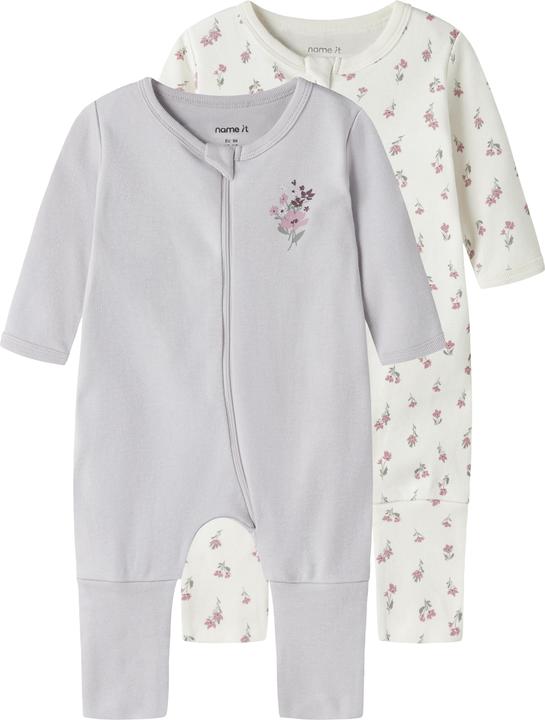 Produktbild Name it Nbfnightsuit 2p Zip Ff Flower Noos (62)