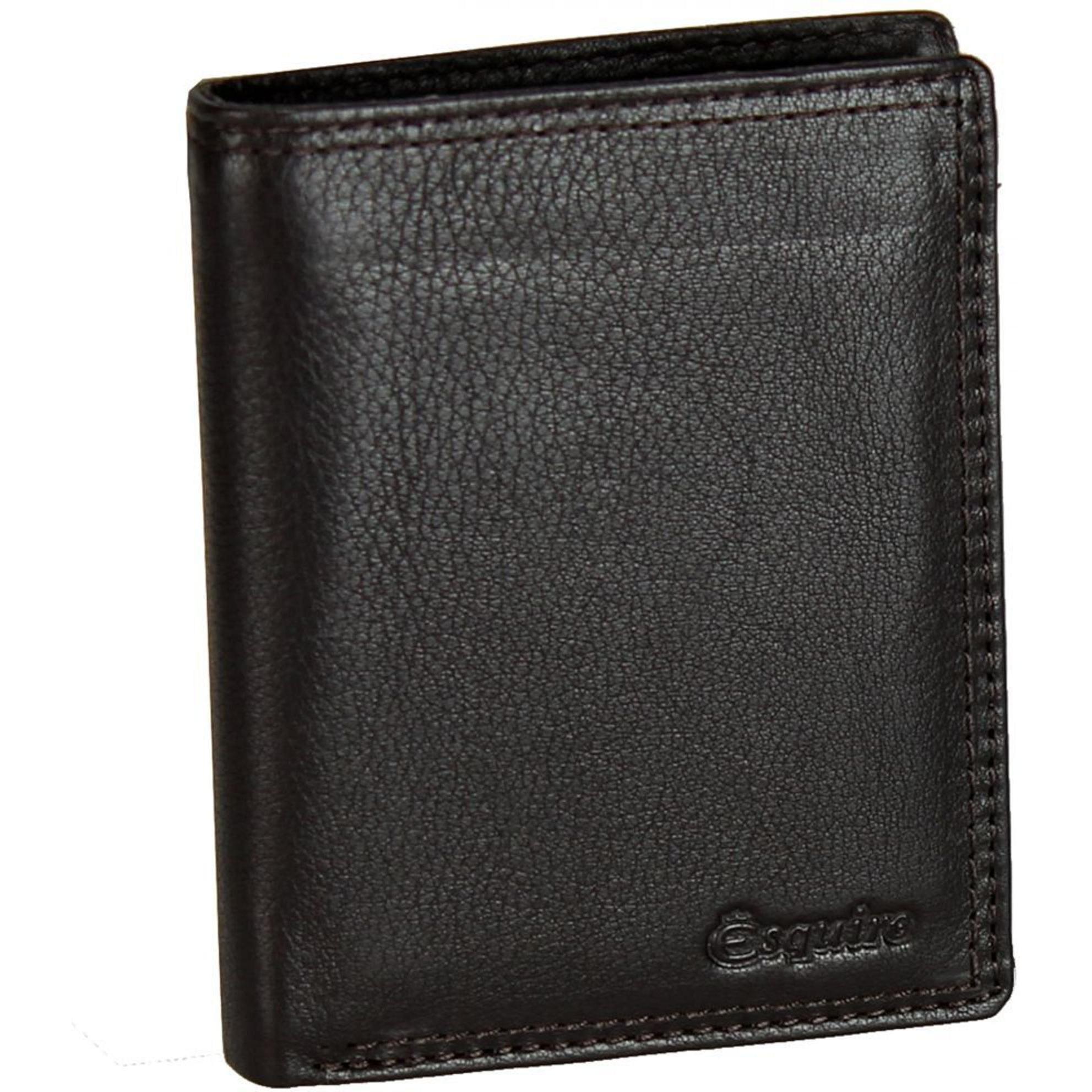 Esquire, Herren, Portemonnaie, Duo Geldbörse I Leder 9 cm, Braun