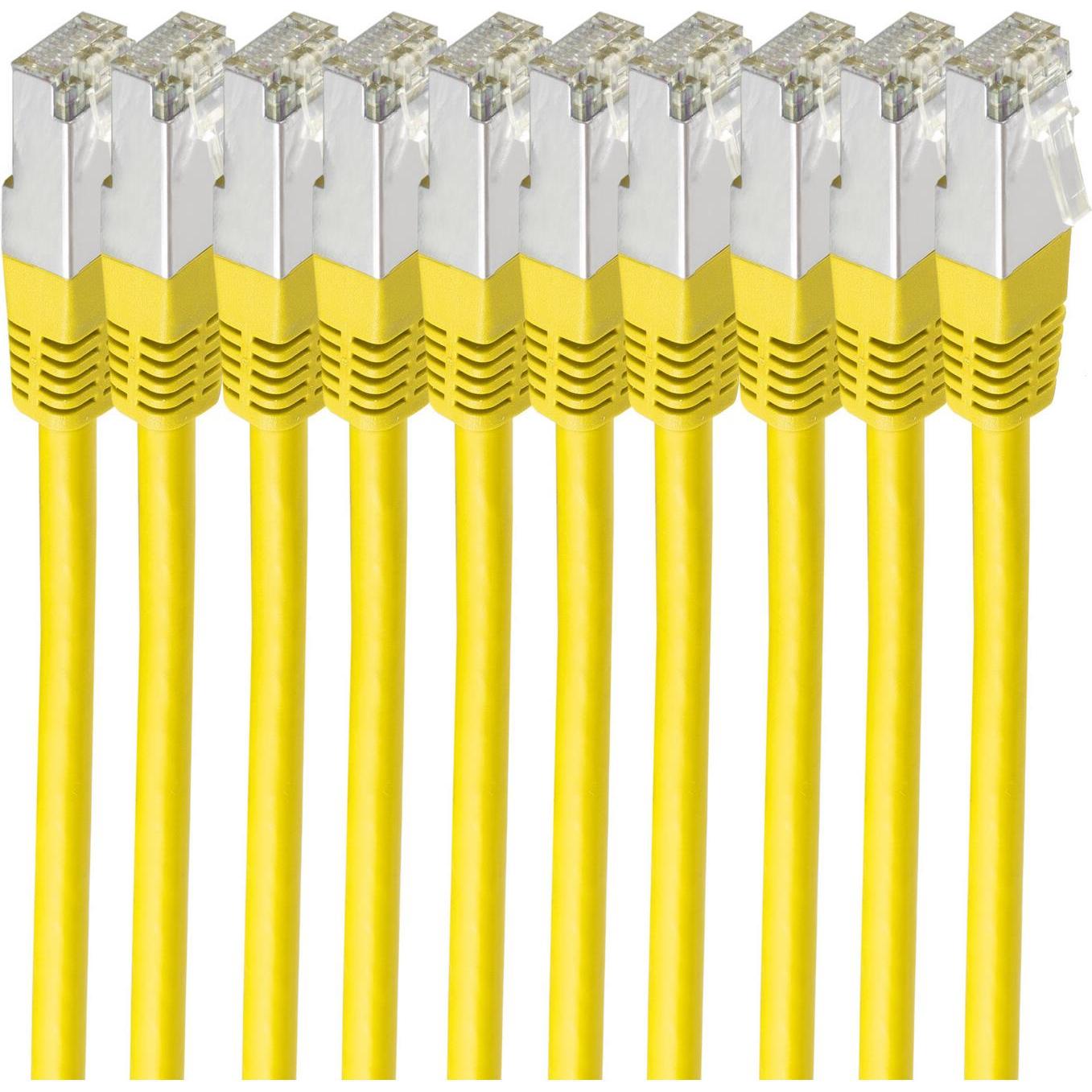 Shiverpeaks BS75711-H0.25Y-SET10. Kabellänge: 0,25 m, Kabelstandard: Cat6, Kabelschirmung: S/FTP (S-STP), Anschl (S/FTP,...